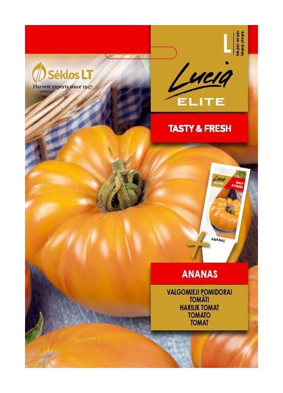 Valgomųjų pomidorų ANANAS sėklos, 0,1 g