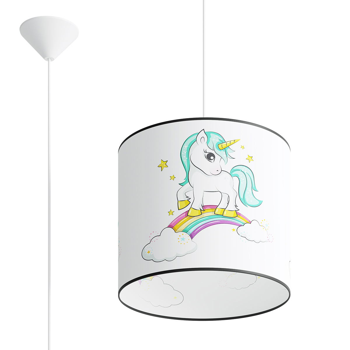 Pakabinamas šviestuvas SOLLUX UNICORN 30, 1xE27, max 15 W LED, daugiaspalvis-0