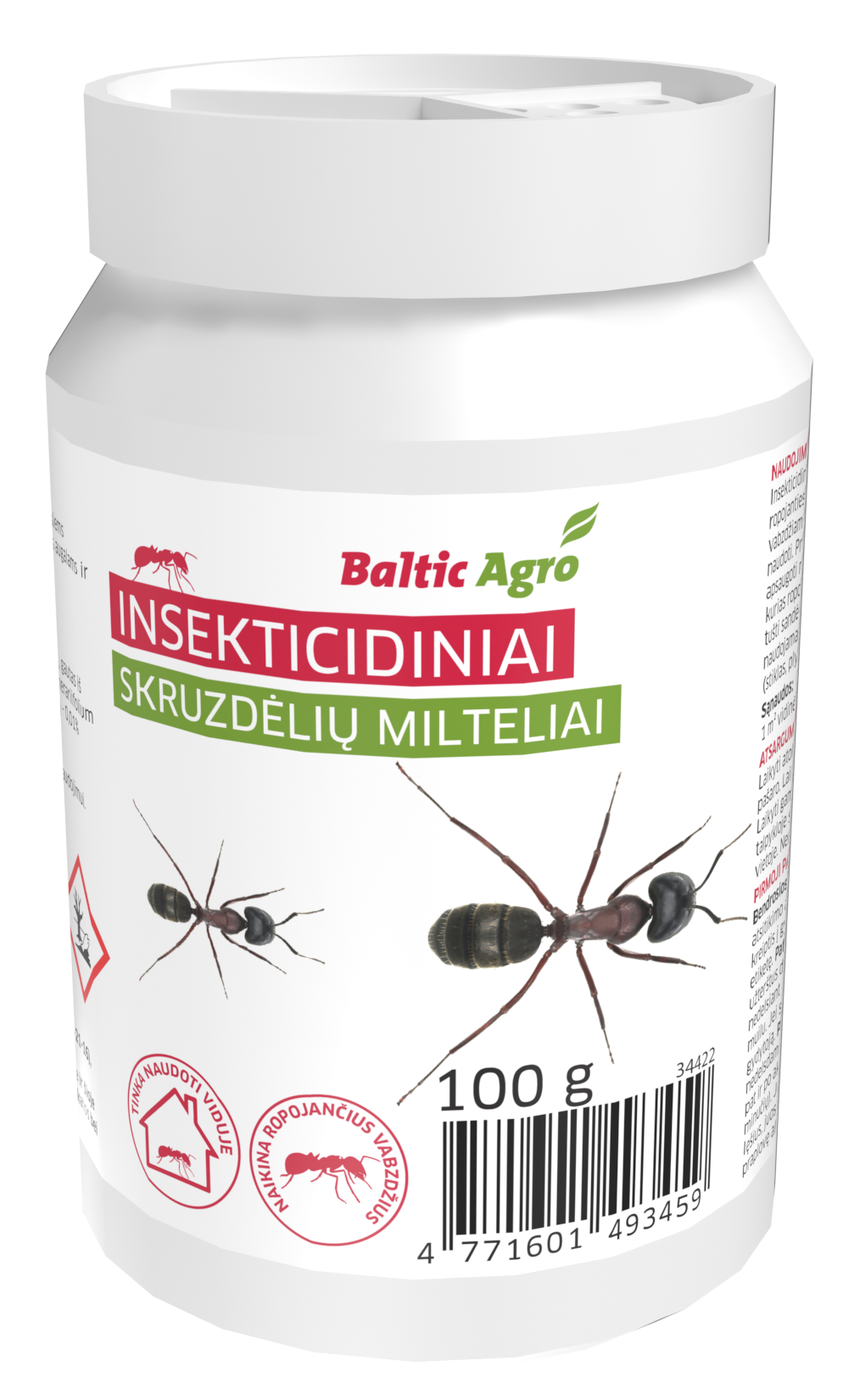 Skruzdėlių naikinimo priemonė, 100 g-0