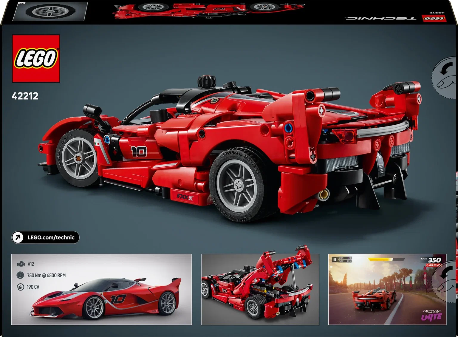 Konstruktorius LEGO Technic Ferrari FXX K-1