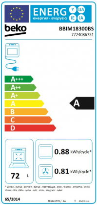 Elektrinė orkaitė BEKO BBIM18300BS - 3