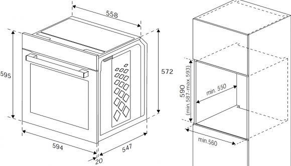 Elektrinė orkaitė BEKO BBIM18300BS - 2