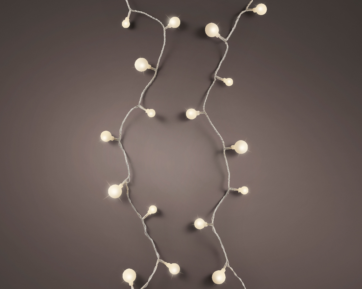 Elektrinė girlianda CHERRY, 240 LED, IP44, šiltai balta, 23 m-1