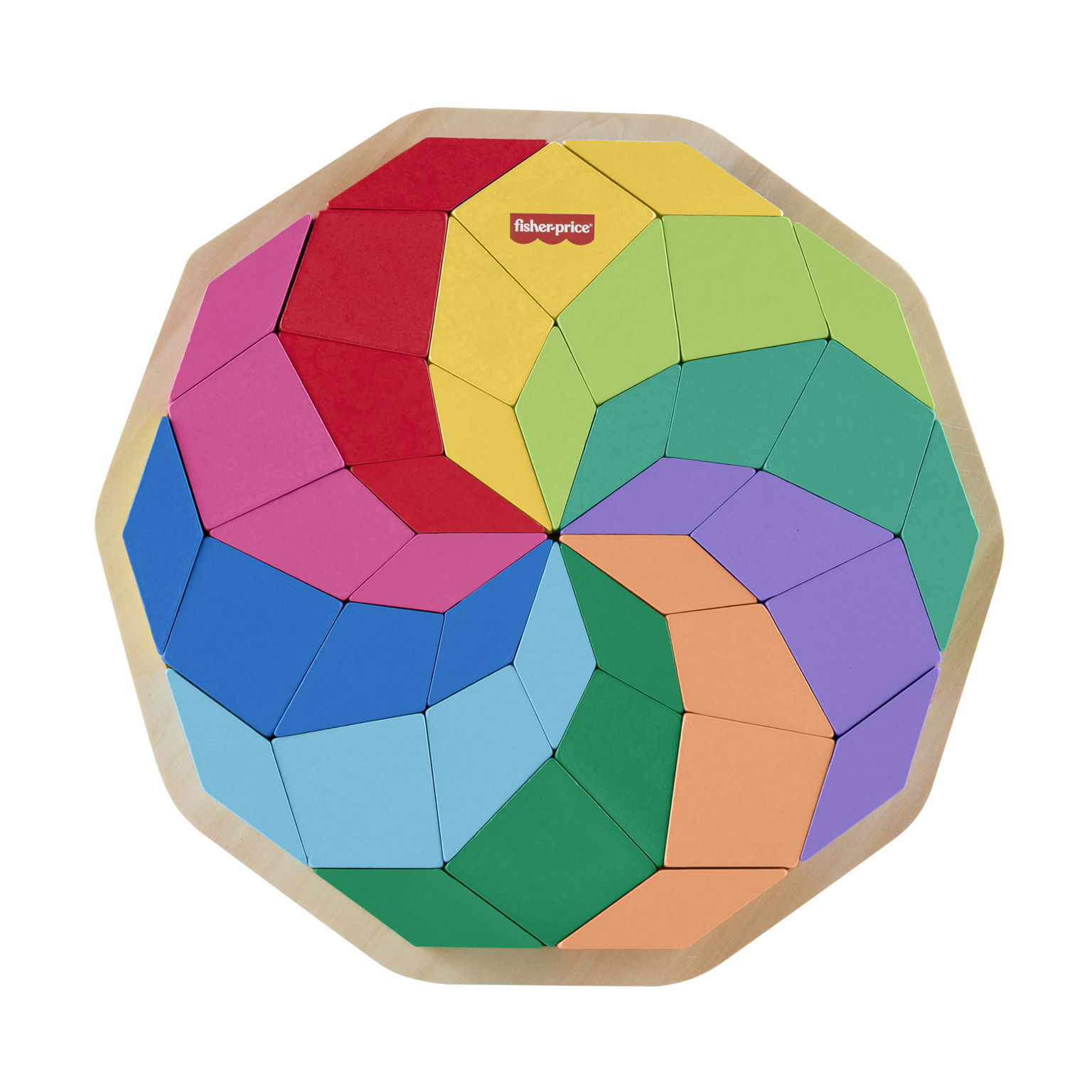 Fisher price medinė dėlionė mandala - 2