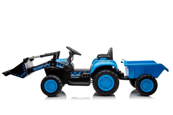 Elektromobilis traktorius su kaušu BW-X002A, mėlynas - 8