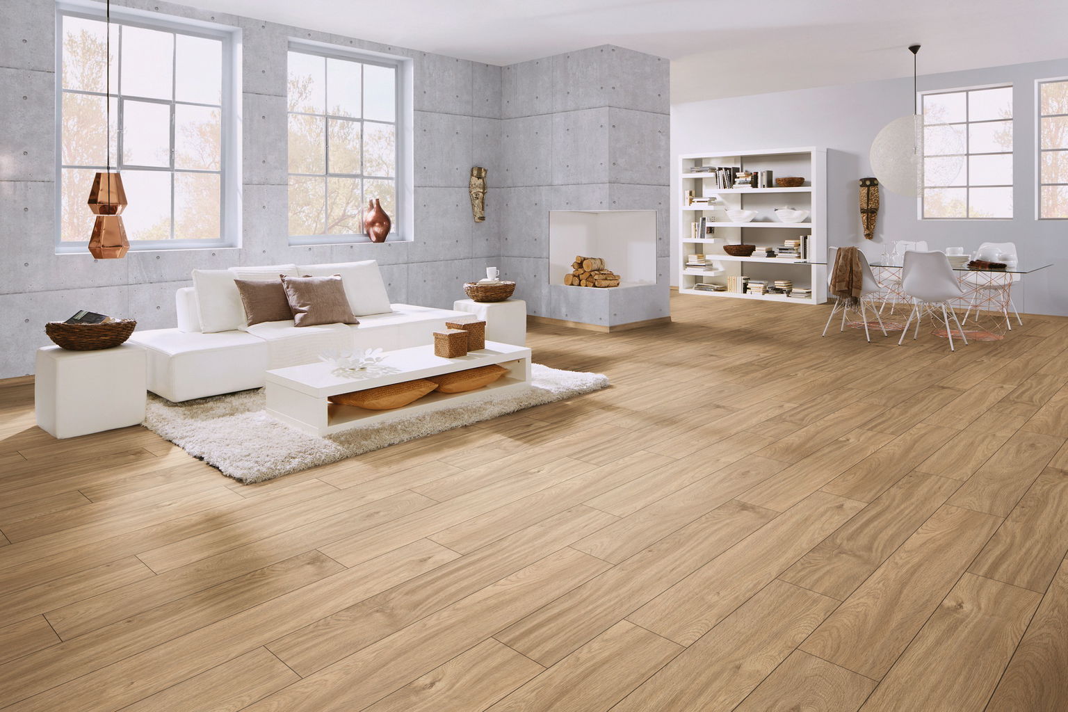Laminatas ąž.Credenza K338 SUPER NATURAL-click2024 1288x195x8 4V 32-1