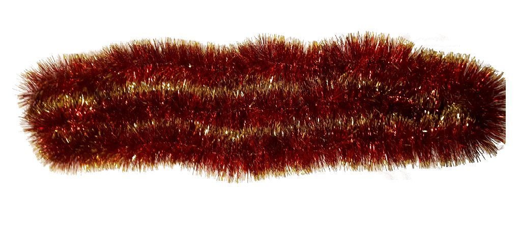 Lavsaninė girlianda, raudona, 2 m x 50 mm