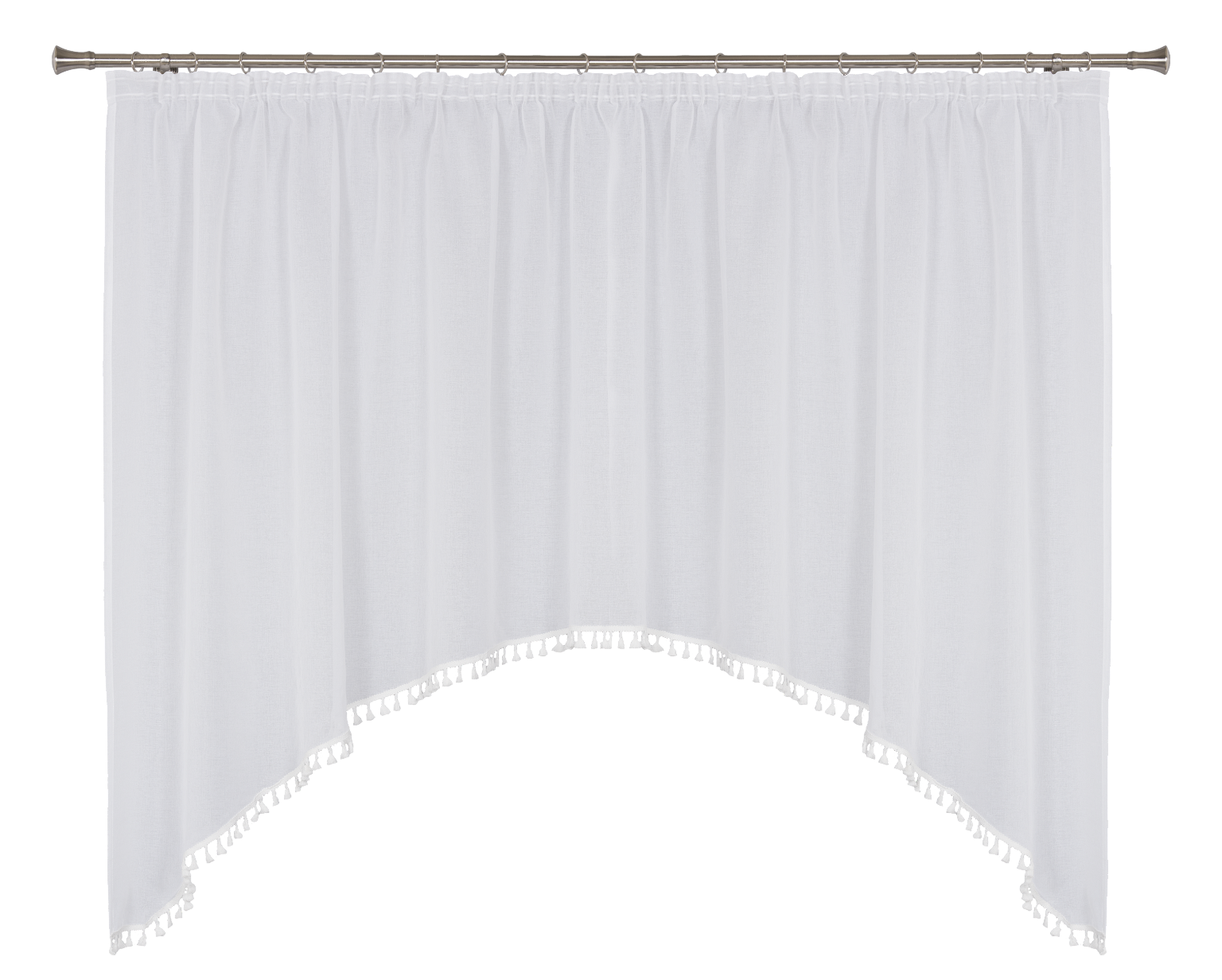 Dieninė užuolaida ARLO, baltos sp., 290 x 160 cm, 100 % poliesteris