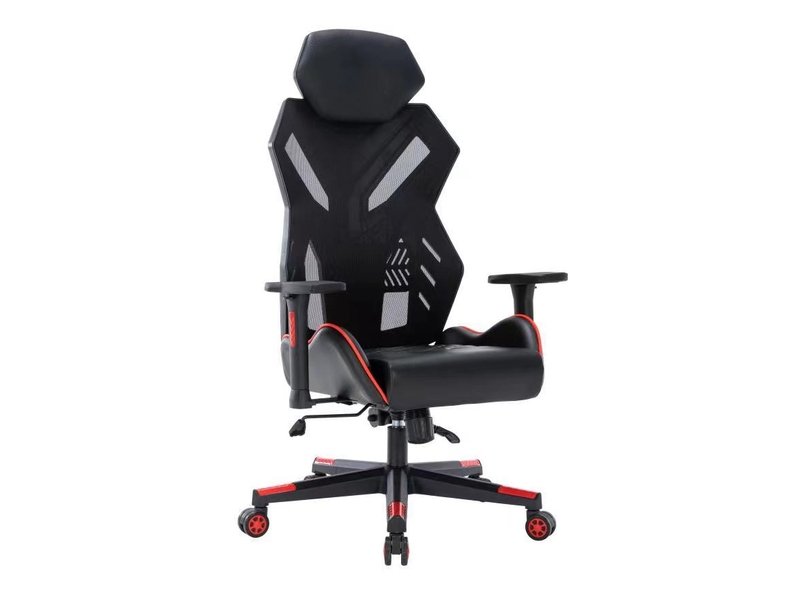 Biuro kėdė REVOLT, juoda/raudona