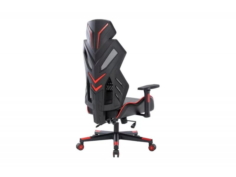 Biuro kėdė REVOLT, juoda/raudona - 3