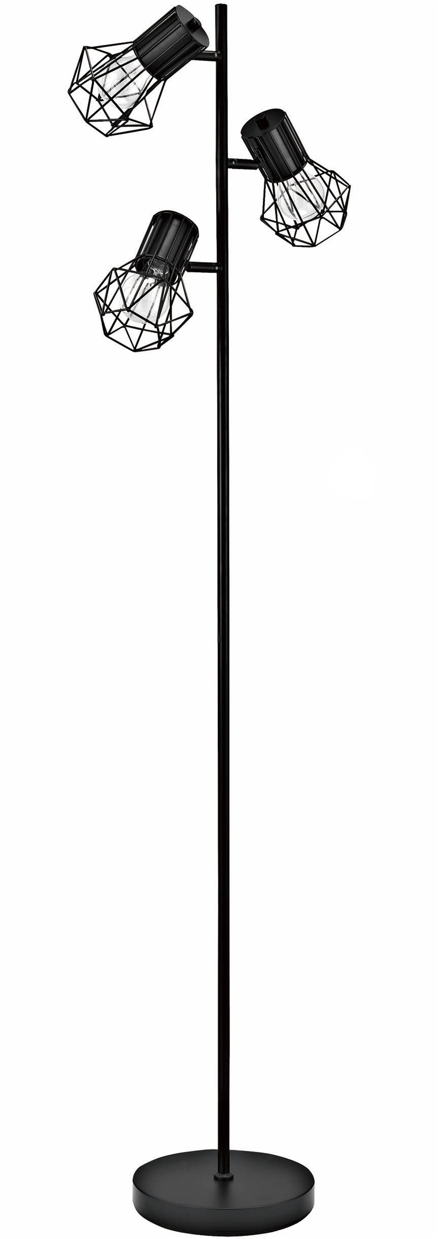 Toršeras G.LUX WIRE BLACK, 3 x E27, juodos sp., 150 cm