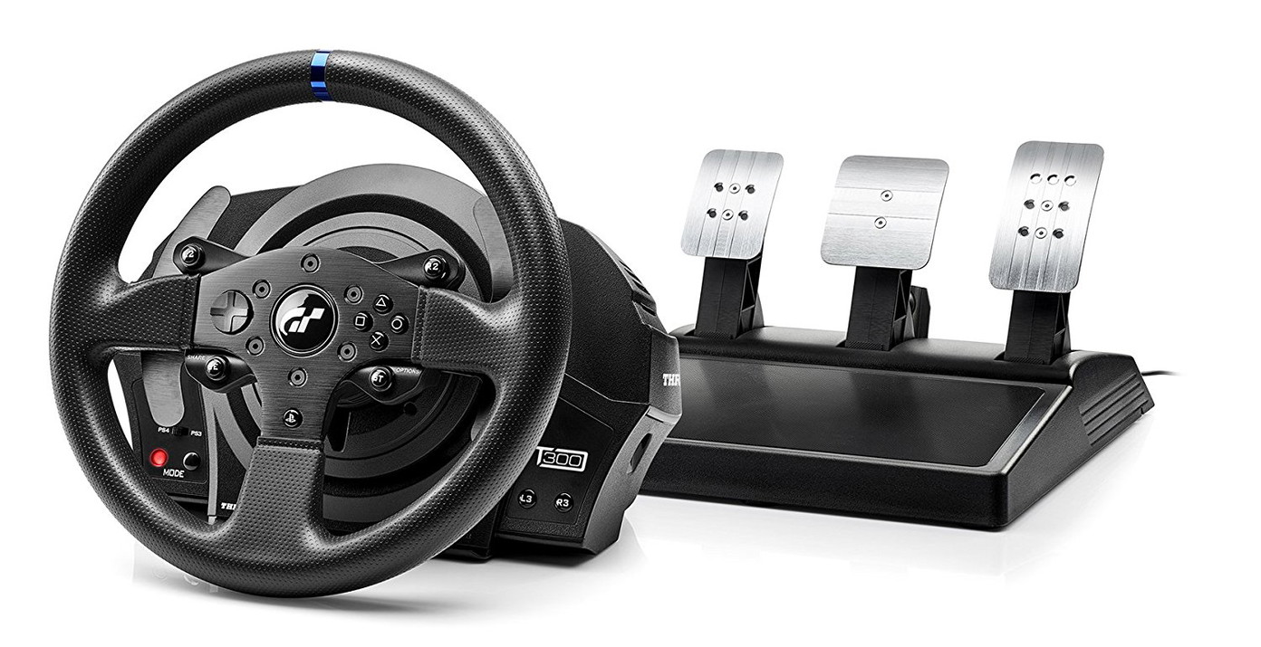 Žaidimų vairas Thrustmaster T300 RS GT Edition, juoda-0