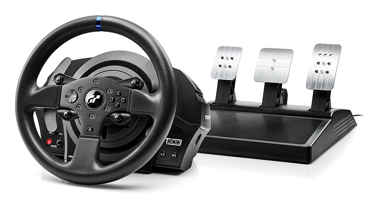 Žaidimų vairas Thrustmaster T300 RS GT Edition, juoda - 1