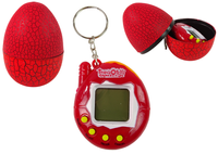 Elektroninis žaidimas gyvūnėlis "Tamagotchi" kiaušinyje, raudonas - 4
