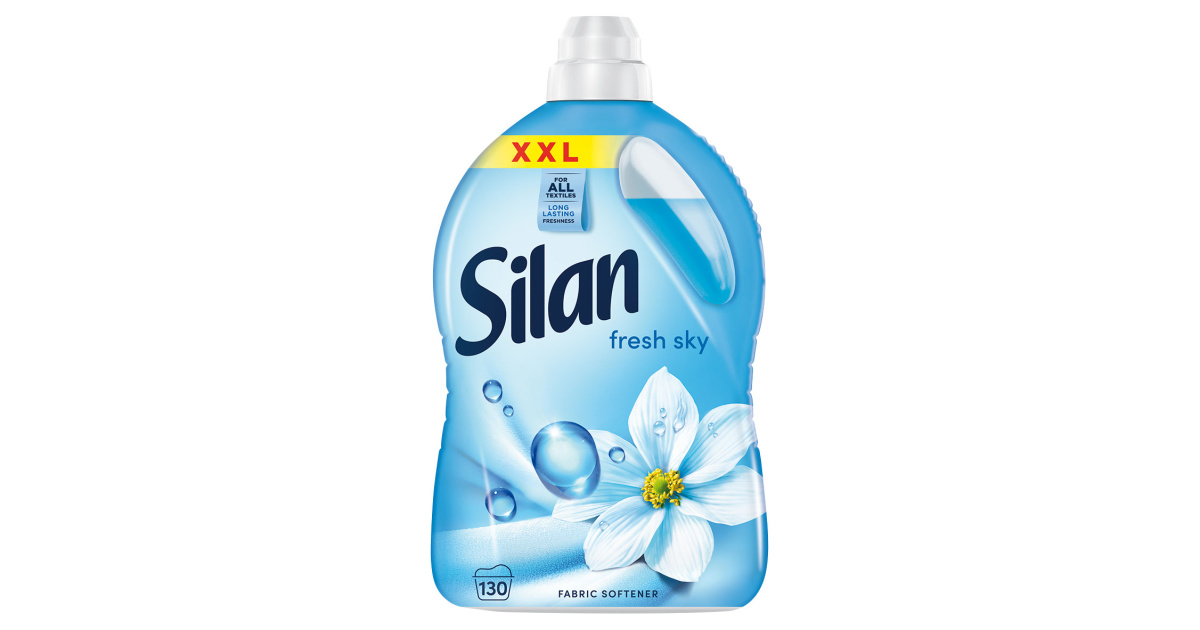 Skalbinių minkštiklis SILAN Fresh Sky, 130 skalbimų, 2,86 l-0