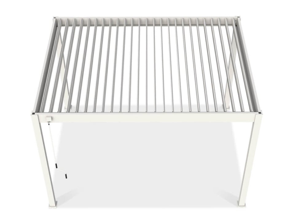 Pavėsinė Pergola ELEGANCE 300x400x256 cm, White - 4