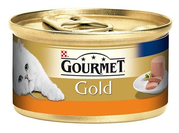 Konservuotas ėdalas katėms GOURMET GOLD, su kalakutiena, 85 g
