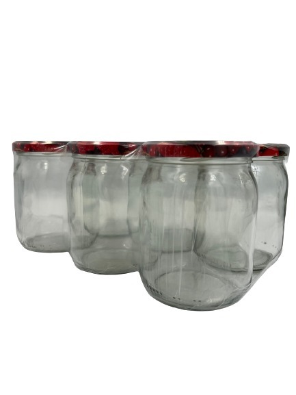 Užsukamas stiklainis su dangteliu, 540 ml-0