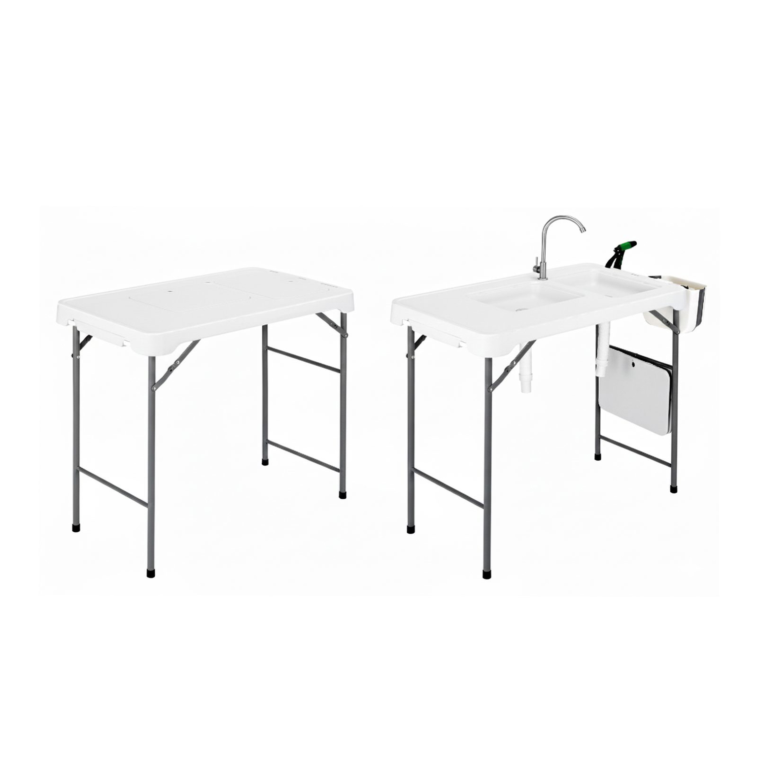 Universalus sulankstomas lauko stalas, 108 x 58 x 92 cm - 6