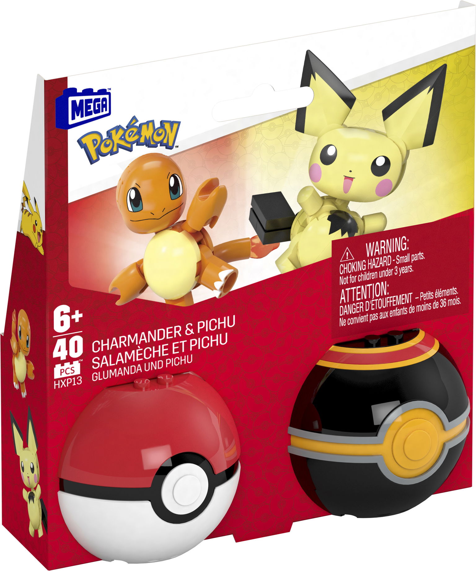 Mega Construx Pokemon dviejų  Poke rutulių pakuotė - 5