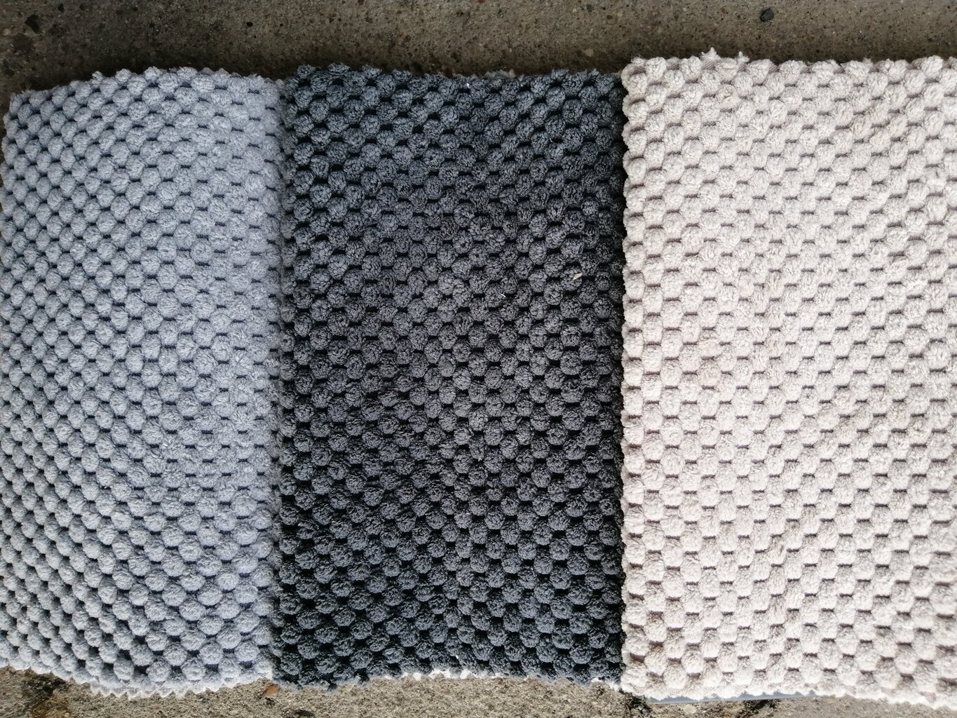 Sėdmaišis su pufu Mega Dot Velour XL, 90x120 cm, smėlio spalvos-1