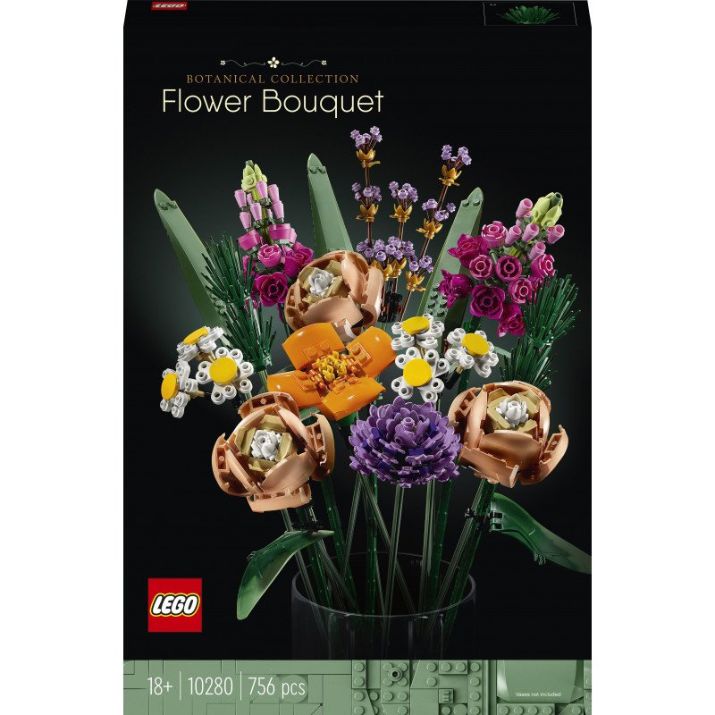 Konstruktorius LEGO ICONS - FLOWER BOUQUET