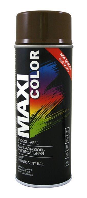 Purškiami dažai MAXI-COLOR RAL8019, pilkai rudos sp., 400 ml-0
