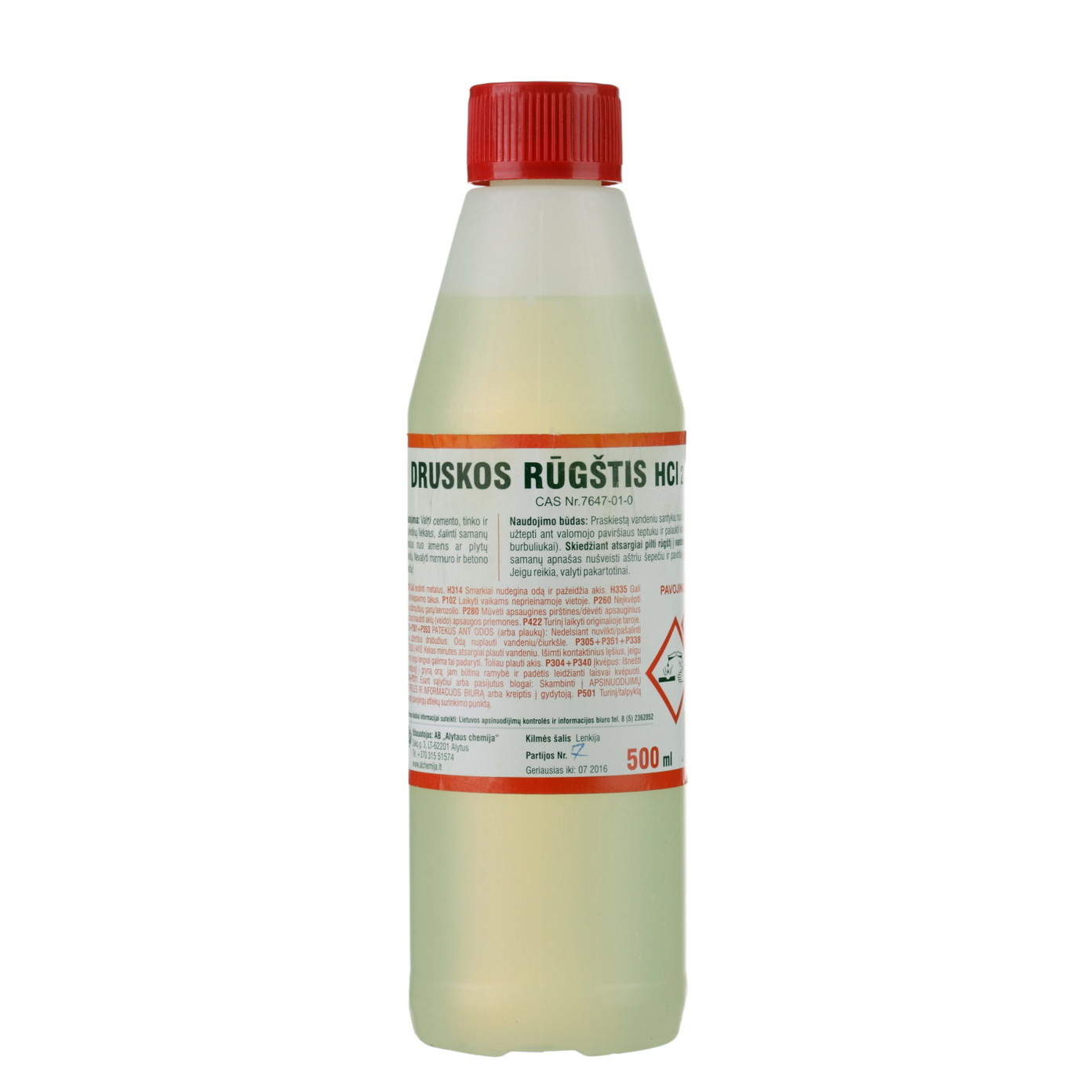 Druskos rūgštis, 500 ml-0