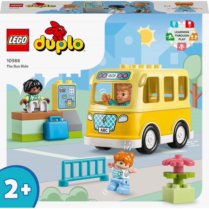 Konstruktorius LEGO DUPLO Town The Bus Ride 10988 - 1