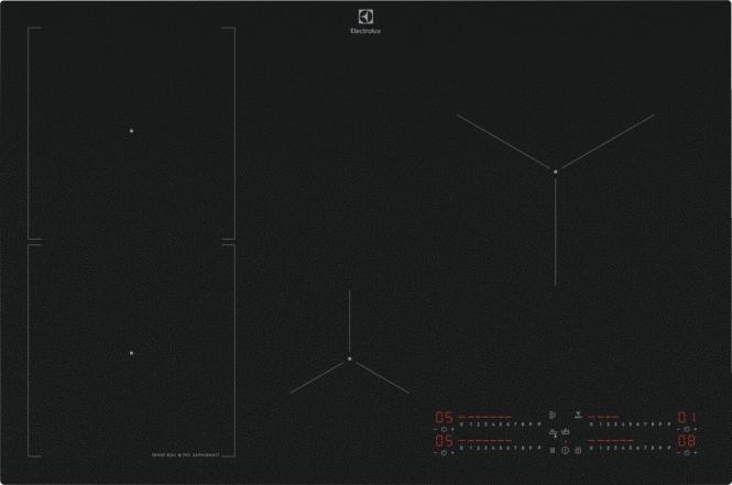 80cm pločio indukcinė kaitlentė Electrolux EIS87453IZ - 1