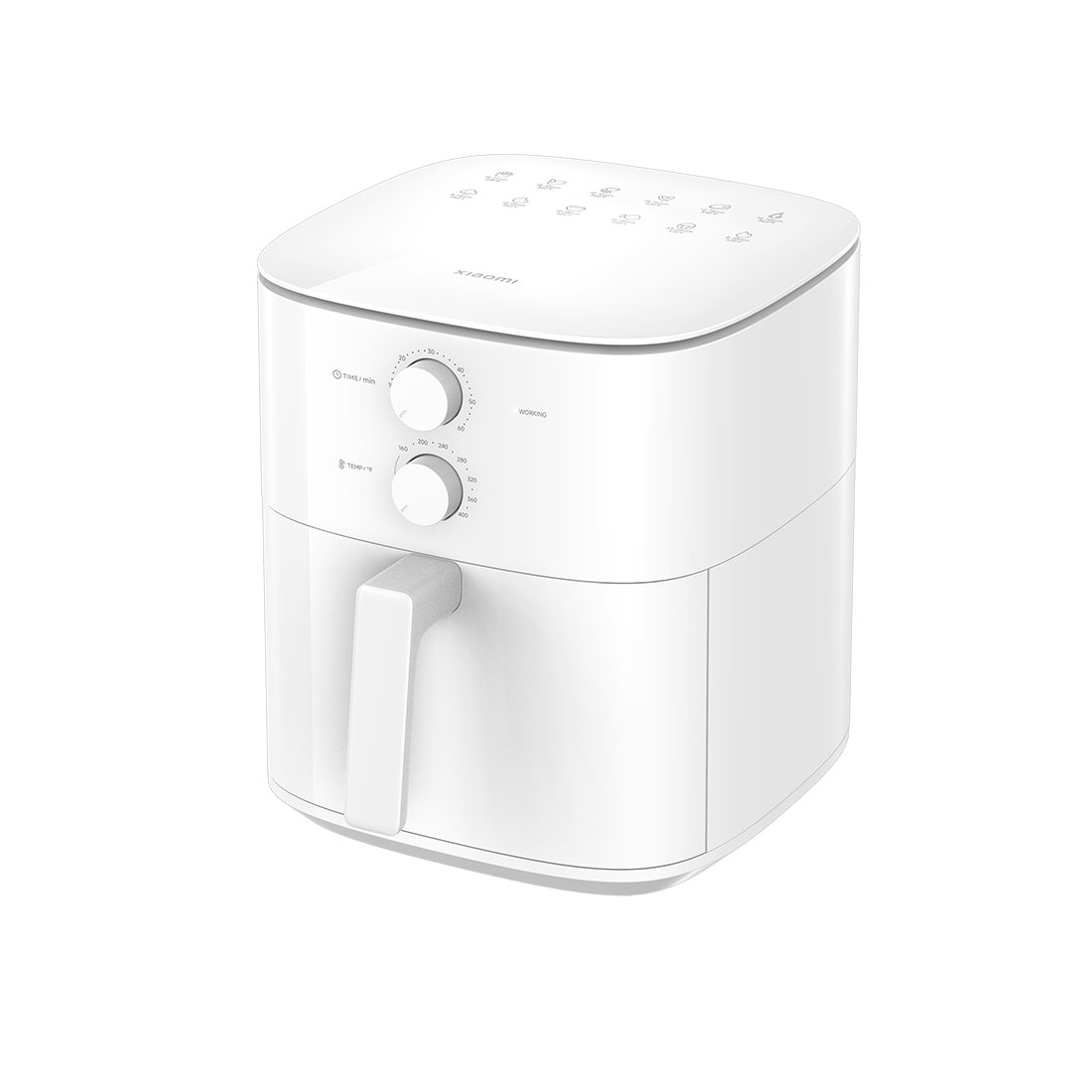 Karšto oro gruzdintuvė Xiaomi Essential, balta, 1550 W, 6 l-0