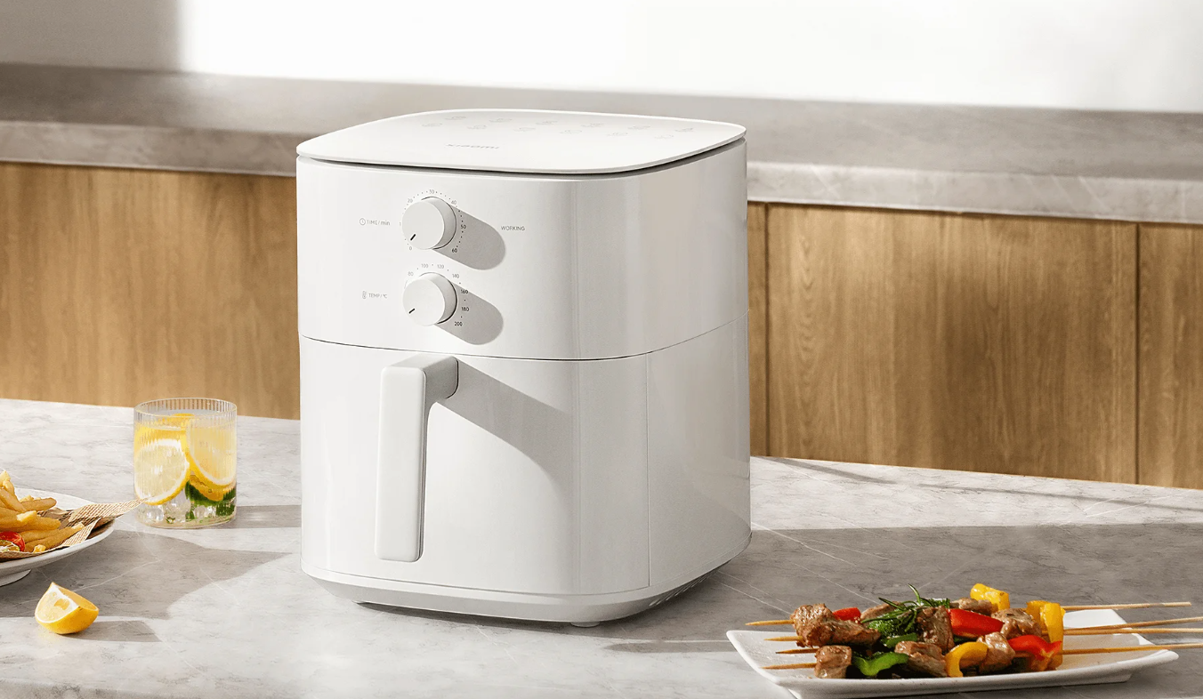 Karšto oro gruzdintuvė Xiaomi Essential, balta, 1550 W, 6 l - 4