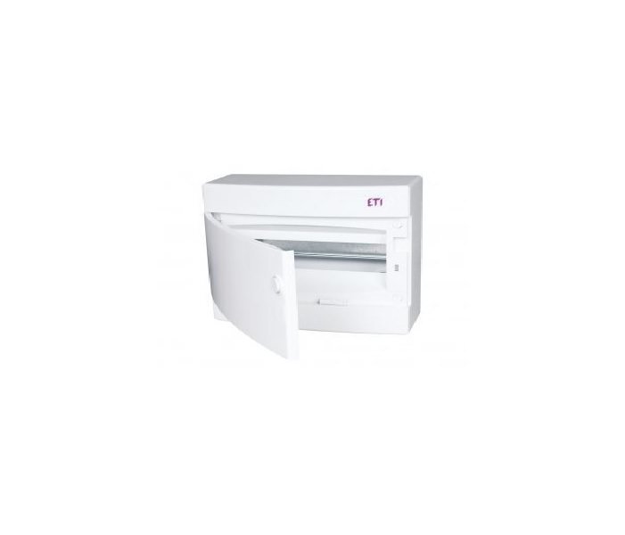 Virštinkinis skydelis ETI, IP40, 12 mod., su baltomis durelėmis, ECT12PO-0