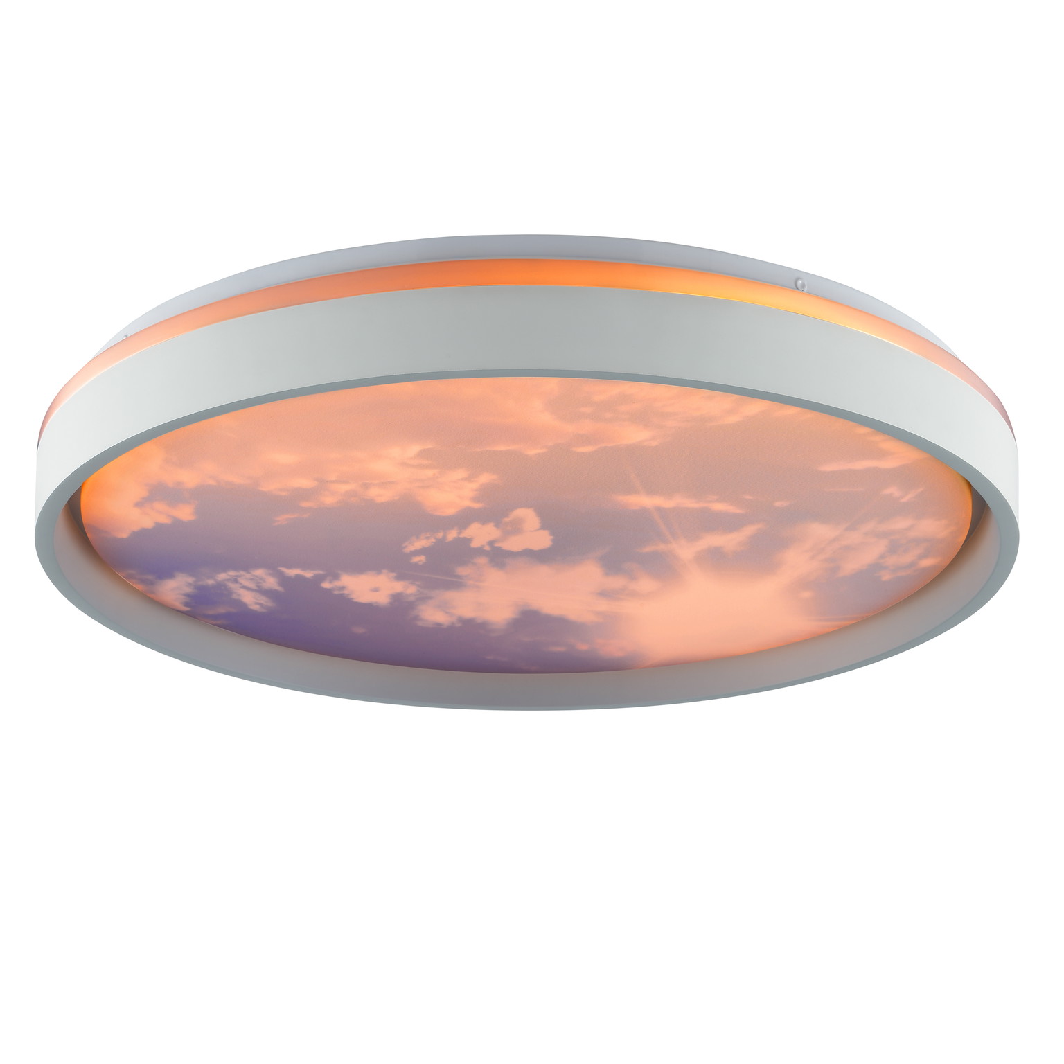 Lubinis LED šviestuvas BRILLIANT SKY-DREAM, 48W, CCT 3000-6500K, DIM, 4800lm, ø48cm, su pultu-0