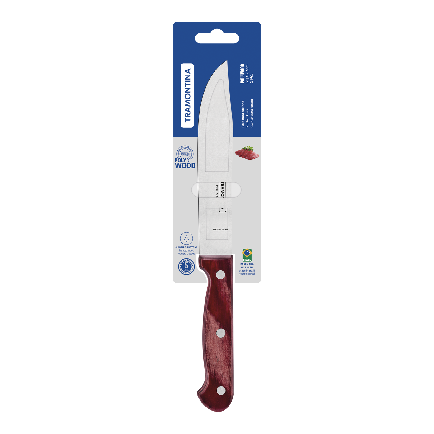 Mėsininko peilis TRAMONTINA POLYWOOD, 15,2 cm - 1