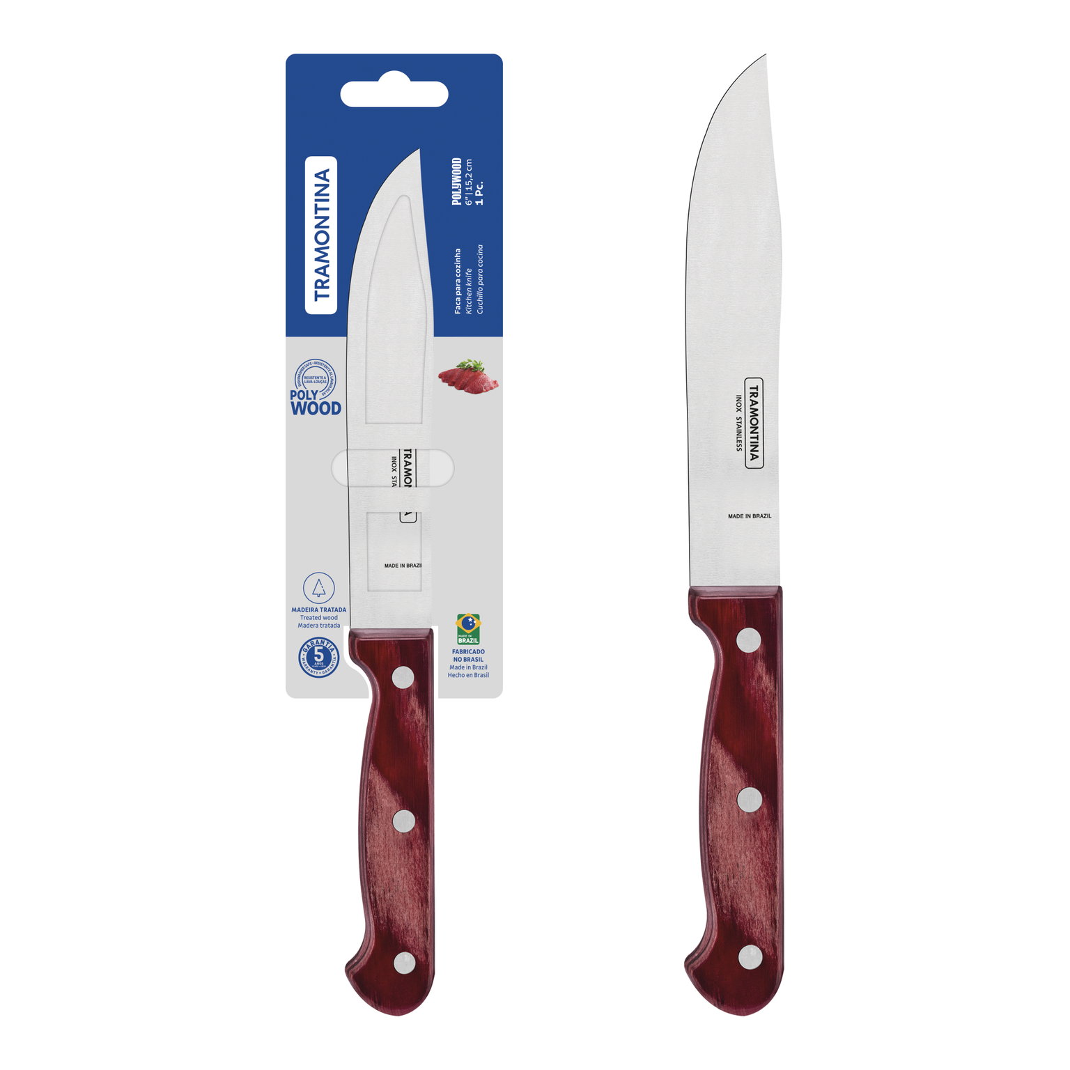 Mėsininko peilis TRAMONTINA POLYWOOD, 15,2 cm-1