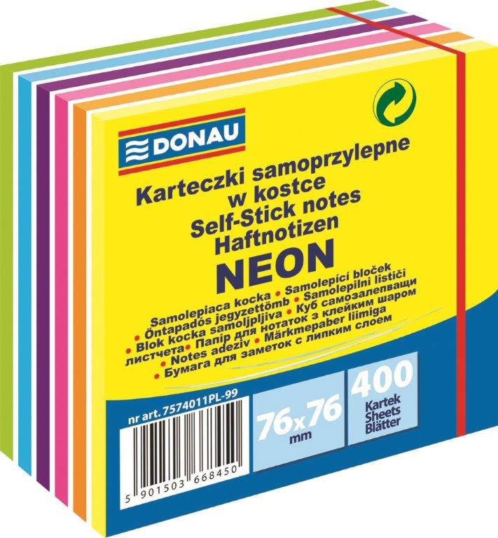 Lipnūs lapeliai pink-mix 76x76 mm, 400 vnt-0
