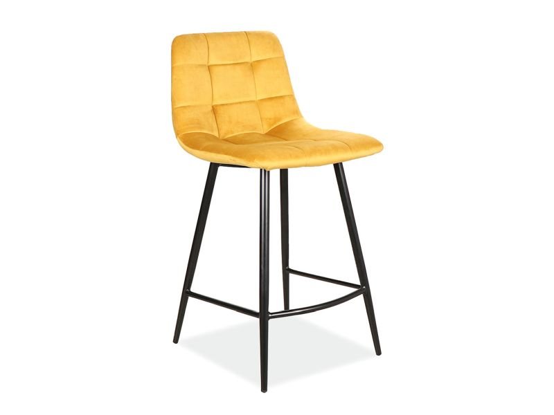 Baro kėdė MILA H-2, geltona - 1