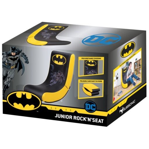 Žaidimų kėdė Subsonic Junior Batman, juoda - 6