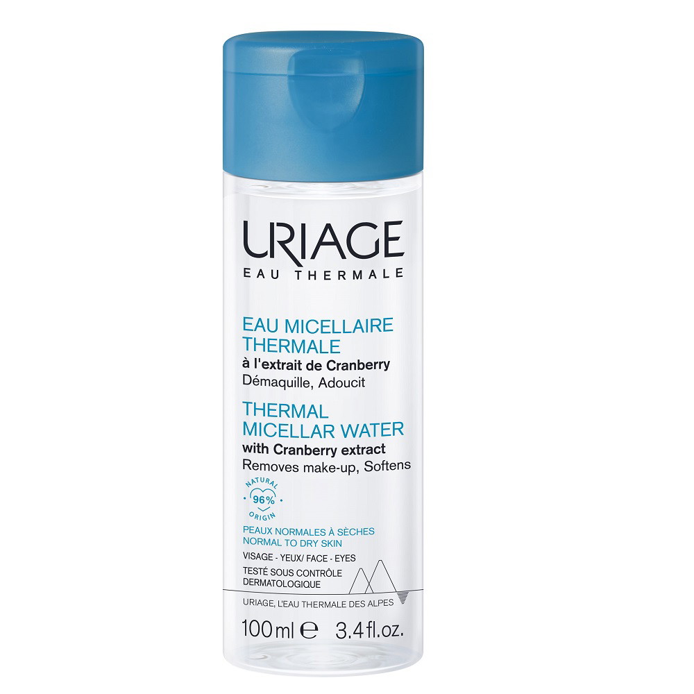 Micelinis vanduo su spanguolių ekstraktu Uriage Thermal Micellar Water, 100 ml