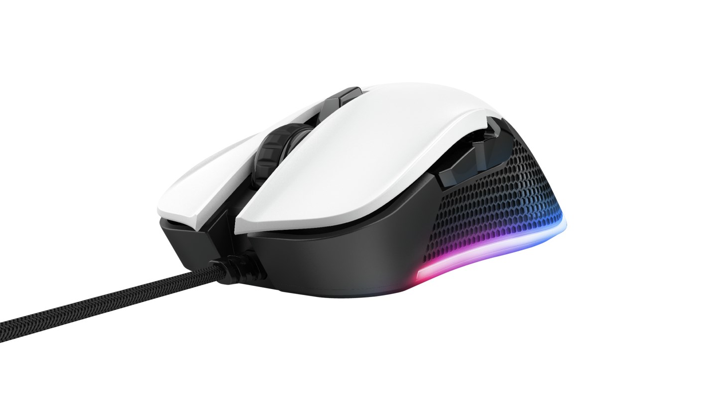 Žaidimų pelė Trust GXT 922W YBAR, balta/juoda - 3