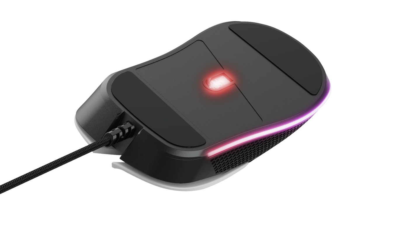 Žaidimų pelė Trust GXT 922W YBAR, balta/juoda - 6