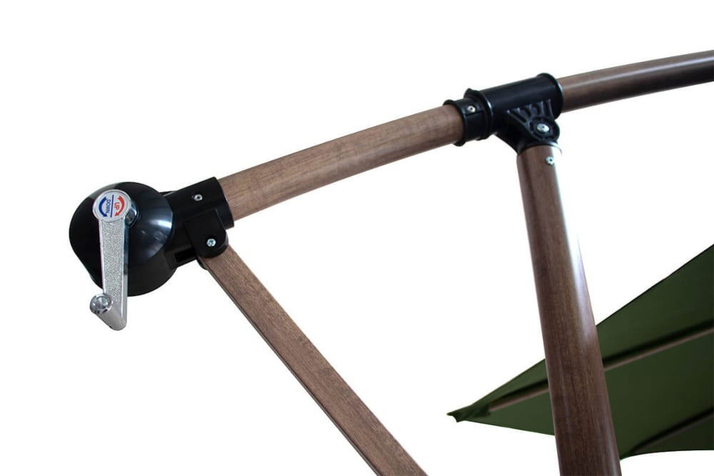 Lauko skėtis SANTORINI WOOD, 300 cm, Dark Green - 4