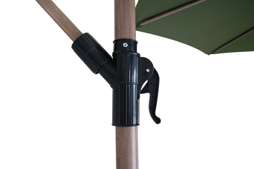 Lauko skėtis SANTORINI WOOD, 300 cm, Dark Green - 5