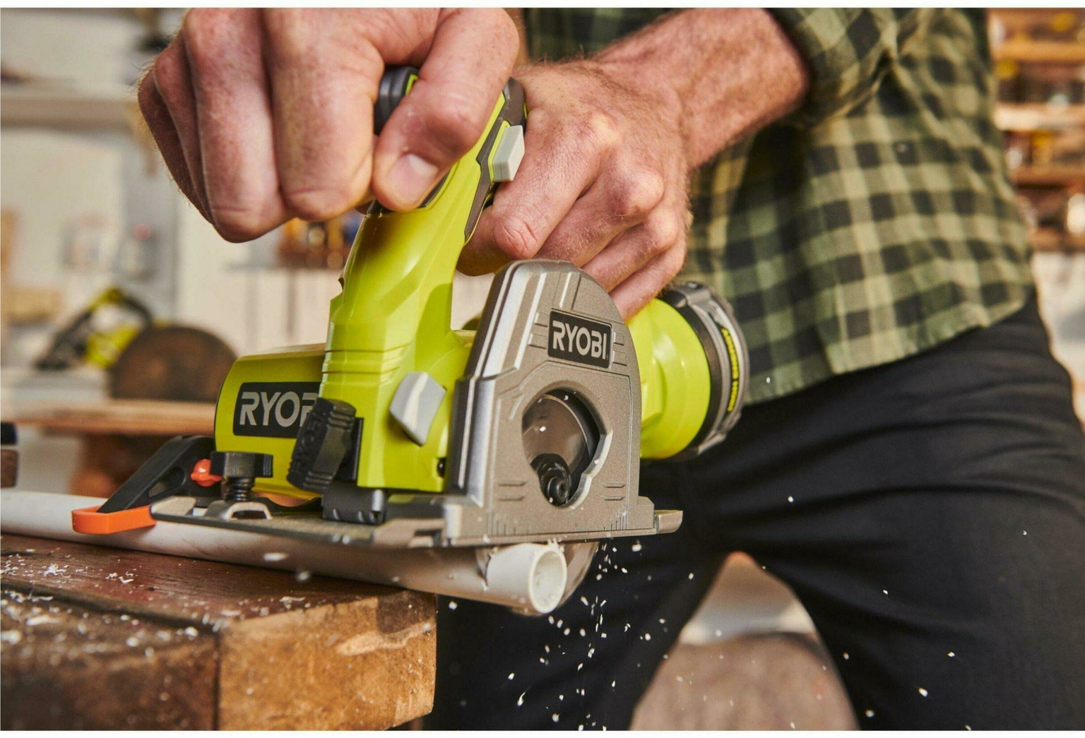 Diskinis pjūklas RYOBI R18MMS-0; 18 V (be akum. ir krov.) - 4