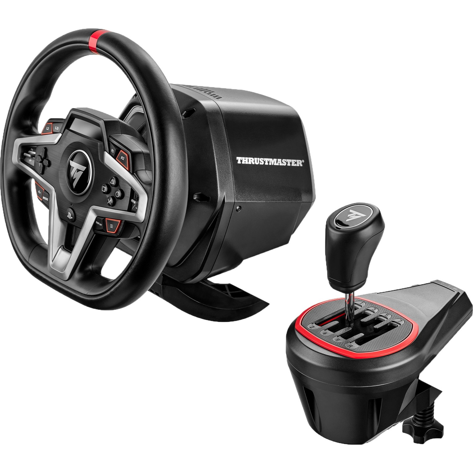 Pavarų svirtis Thrustmaster  TH8S Shifter, juoda sp./raudona sp. - 6