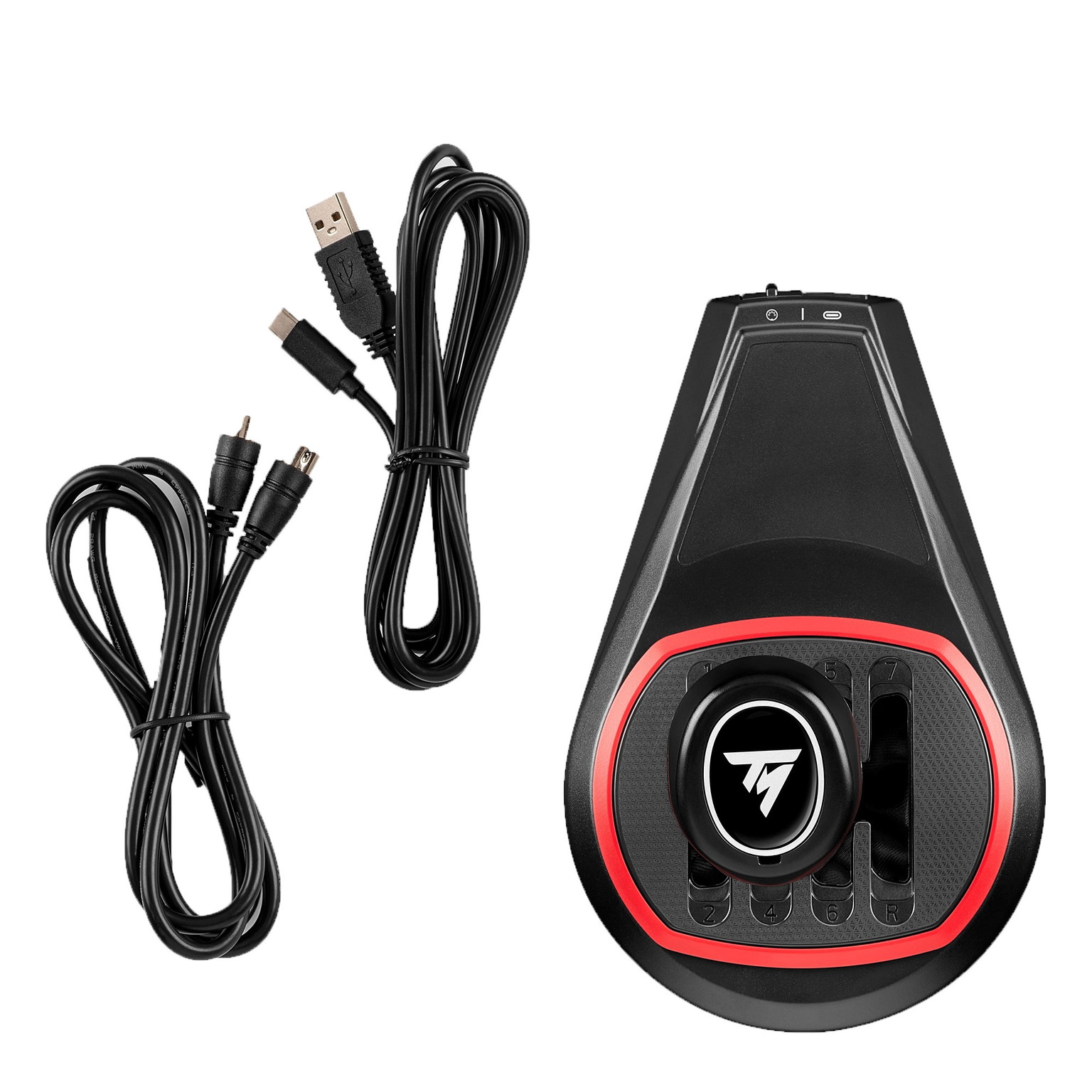 Pavarų svirtis Thrustmaster  TH8S Shifter, juoda sp./raudona sp. - 5