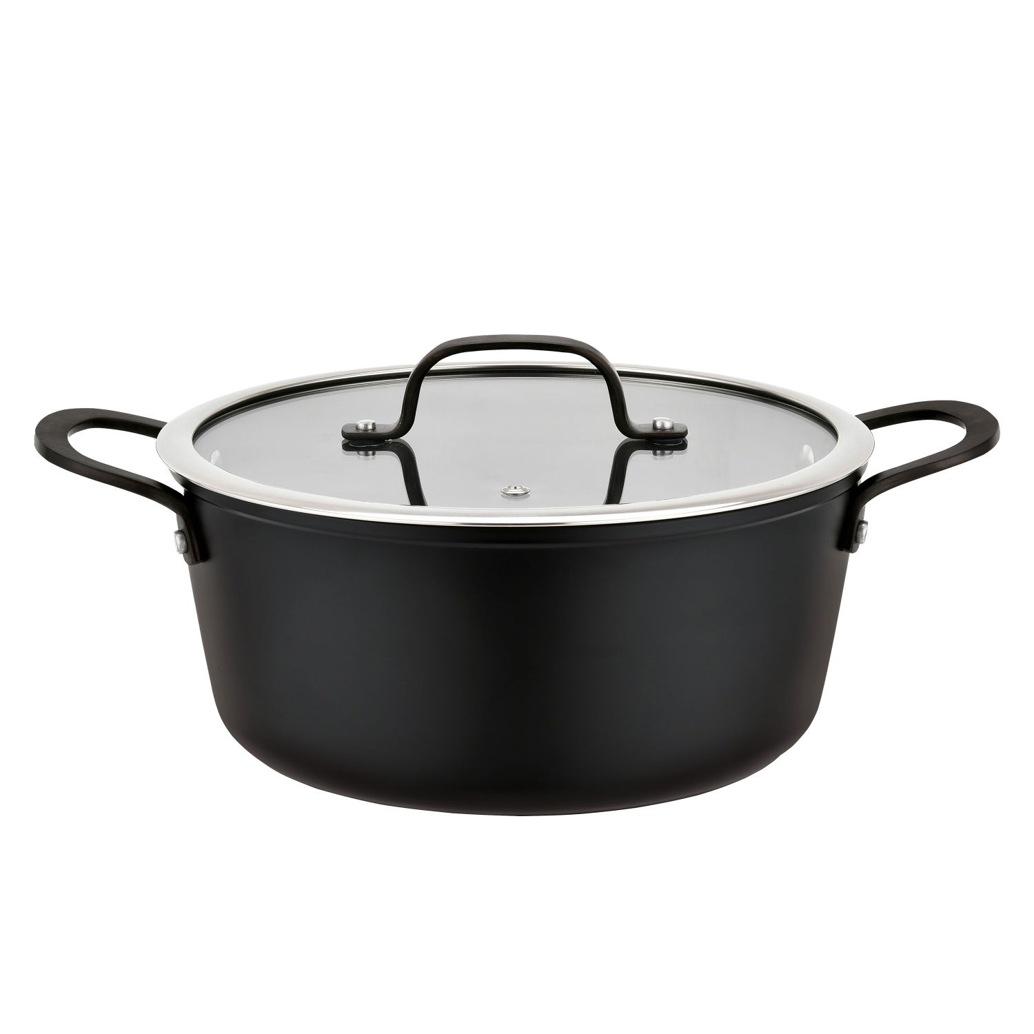 Puodas nepridegančia danga su dangčiu UNIWELL, 20 cm - 1