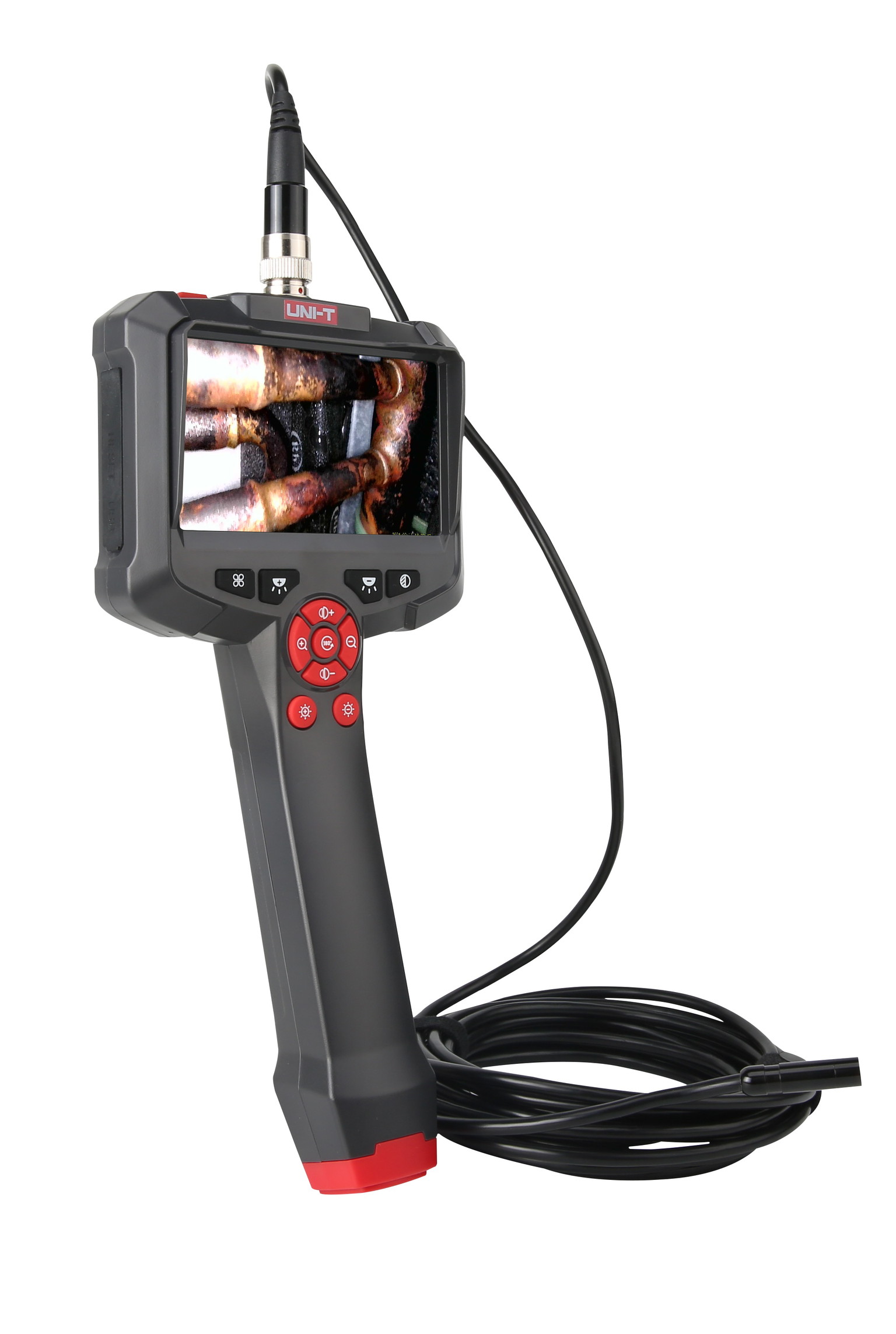 Boroskopas UNI-T, 1m, 4.3"HD ekranas, 300K HD kamera, IP67-1