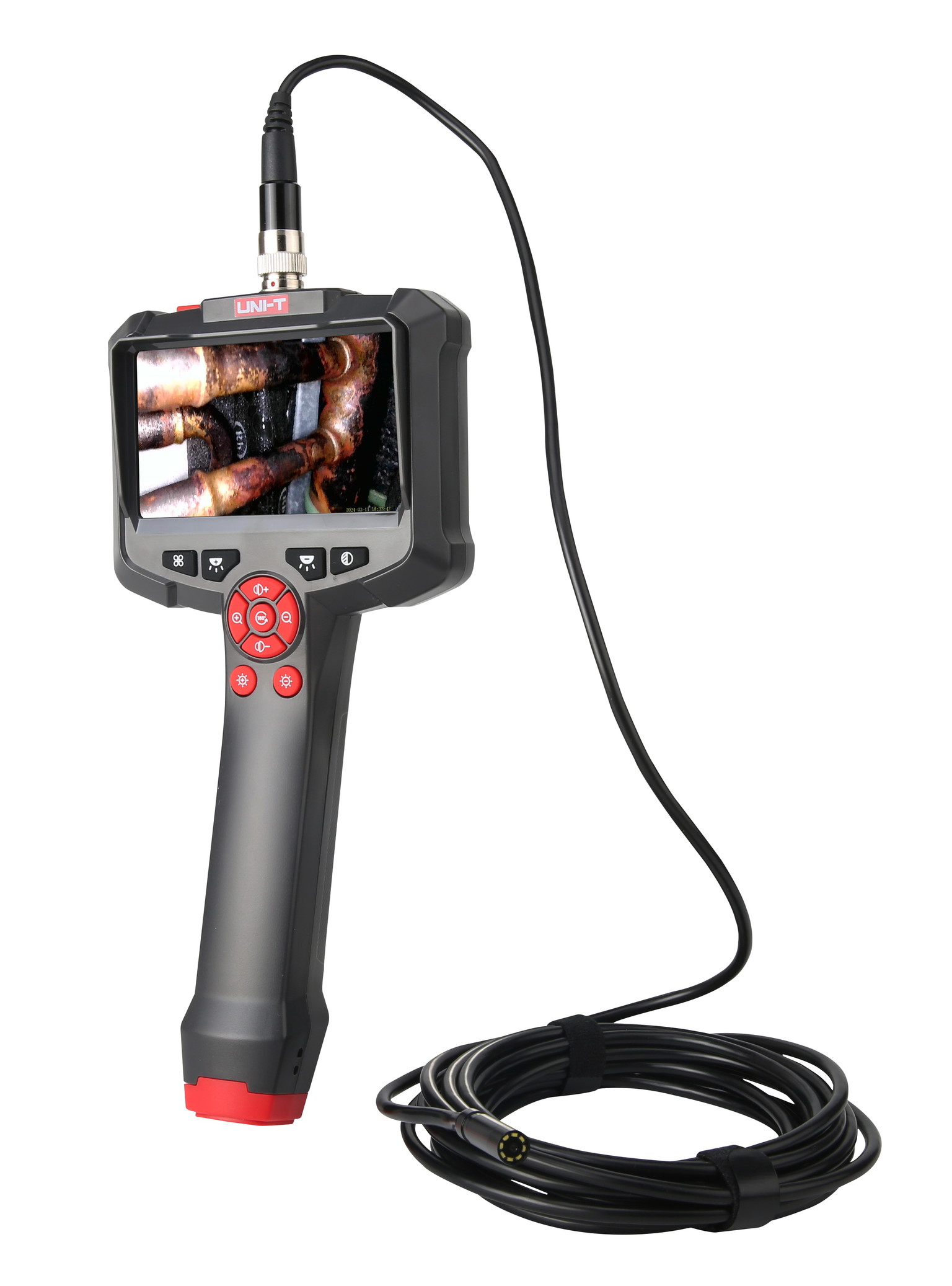 Boroskopas UNI-T, 1m, 4.3"HD ekranas, 300K HD kamera, IP67 - 3